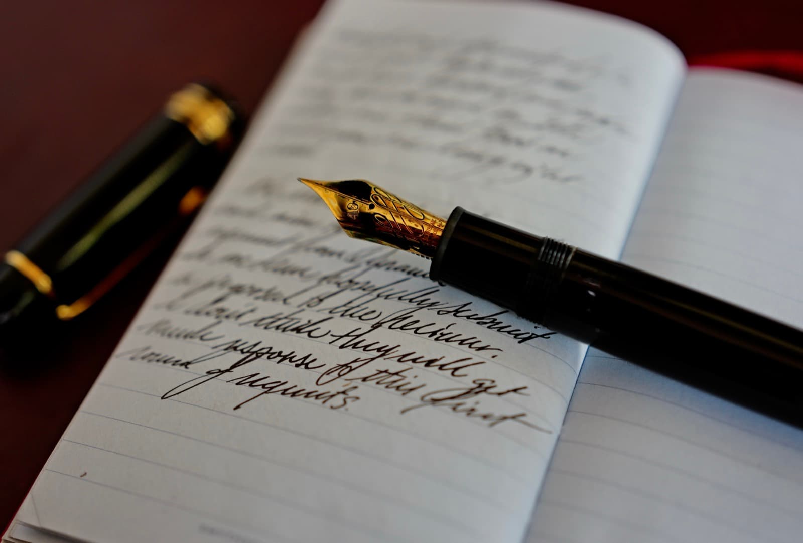 The nib will never be free of ink - it is one of the characteristics the owner has come to love.